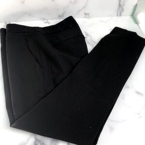 Theory Black Straight Leg Dress Pants Size 0